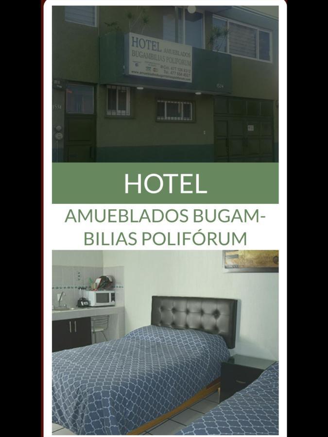 Hotel Amueblados Bugambilias Poliforum 莱昂 外观 照片